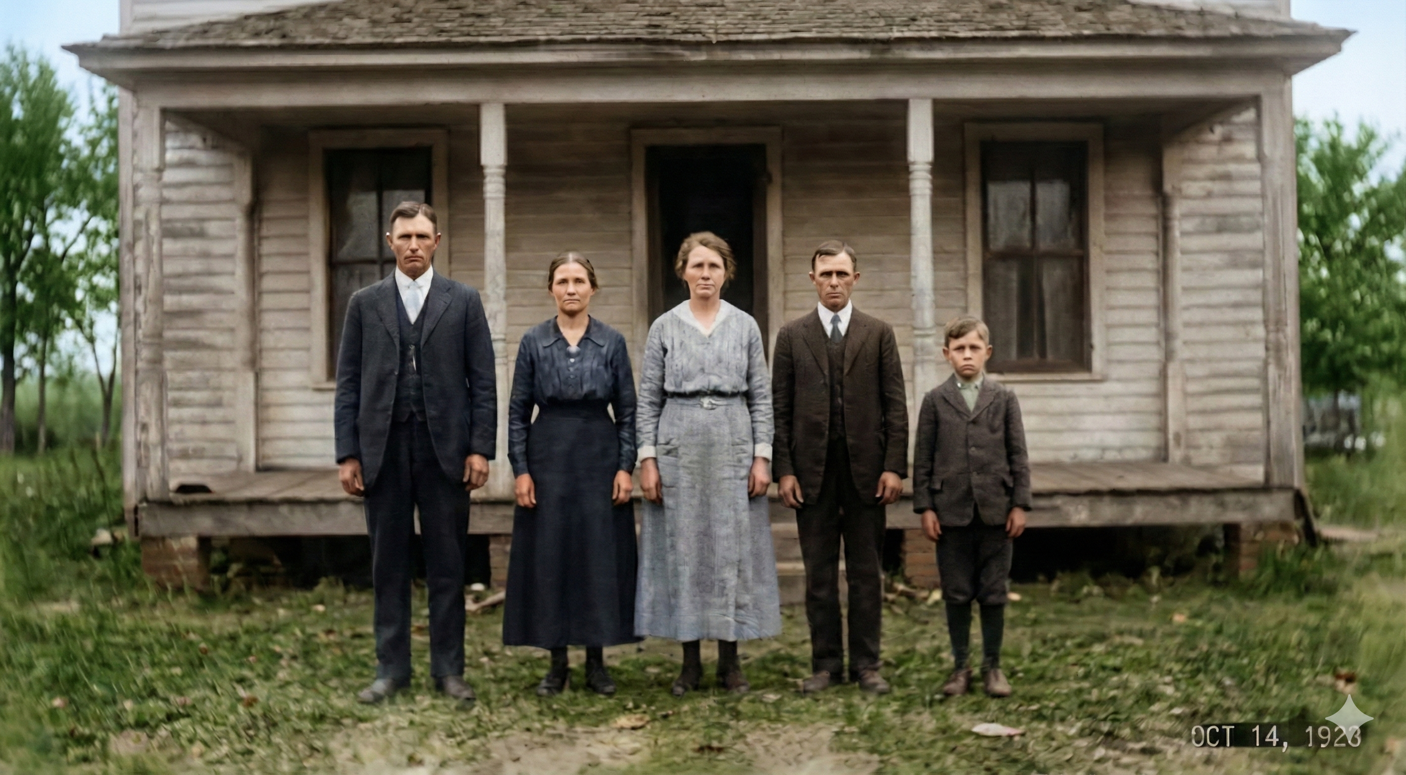 After restoration – repaired photo